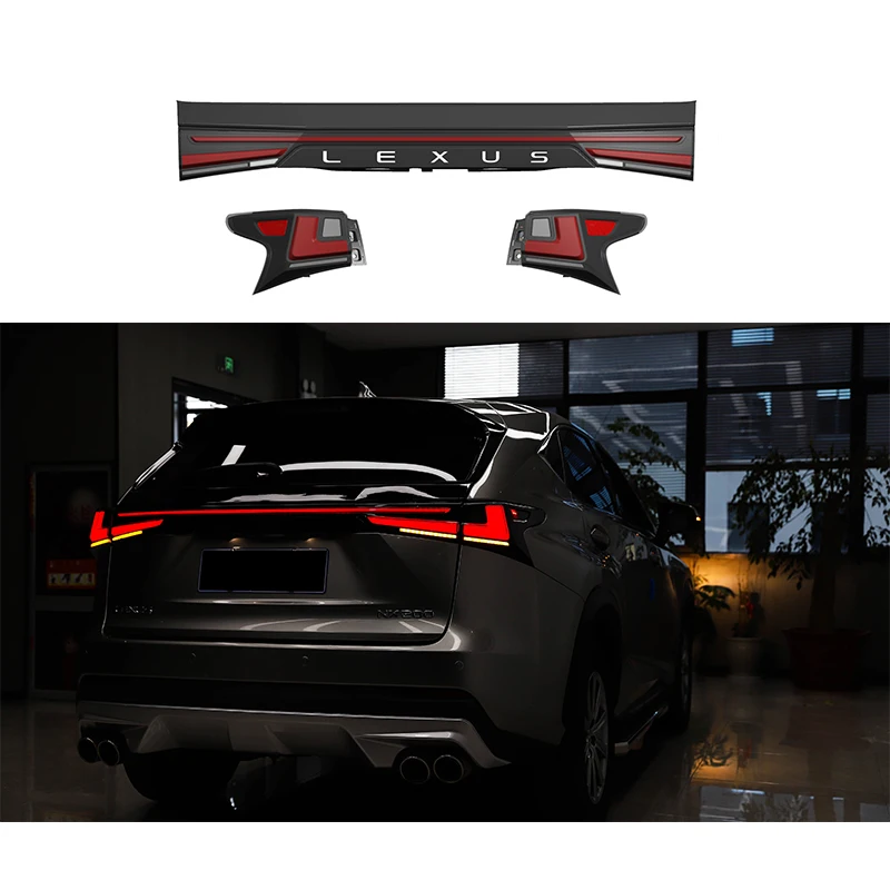 

Zhengwo Factory Modified LED Tail Lights For Lexus NX 200T 300H 2014-2021 Star Up With Animation Rear Light Back Lamp Assembly