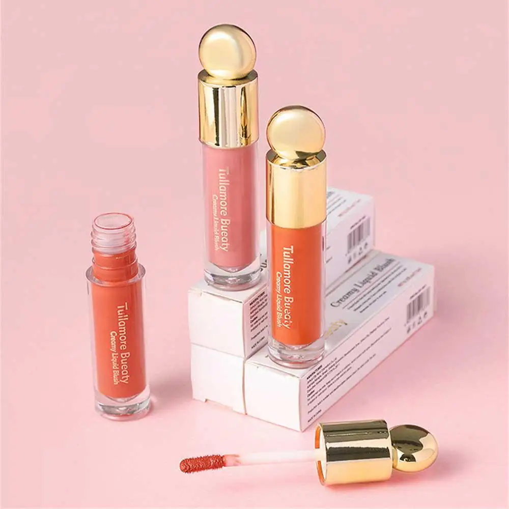 Colorete líquido para maquillaje labial, líquido para modificar la cara, Cosméticos de belleza, reparación antisudor, líquido brillante, resistente al agua, 7,5 ml