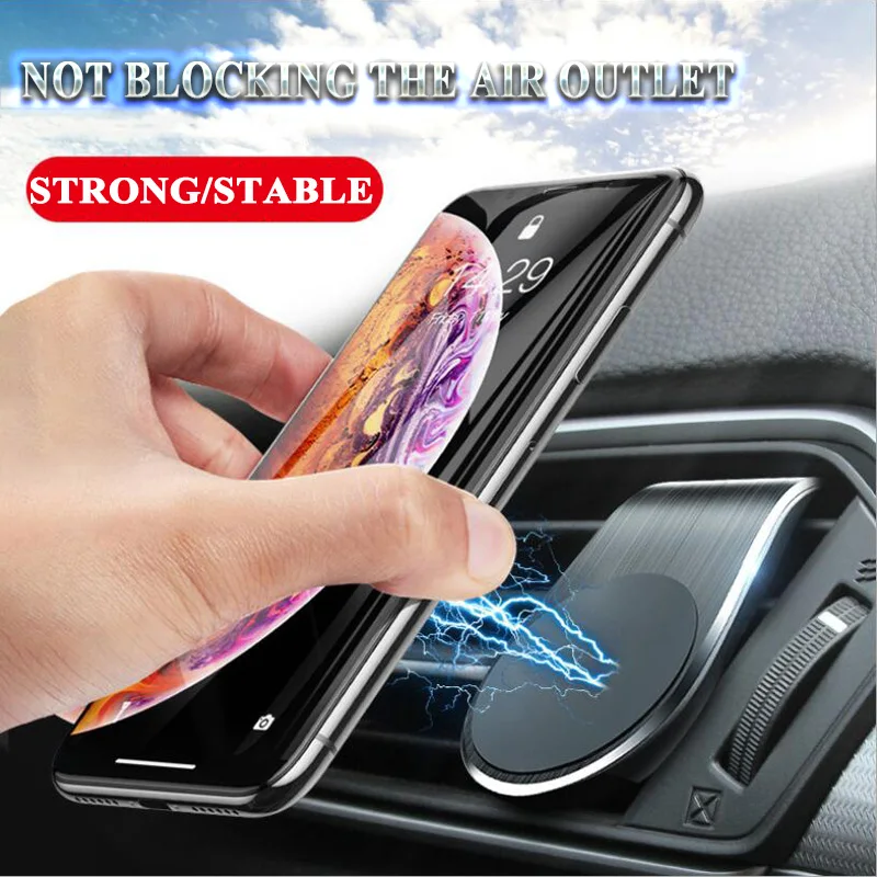 Tsimak Magnetic Car Phone Holder Air Vent Magnet Mount Mobile GPS Support Smartphone Stand For iPhone 11 Pro Xiaomi Samsung