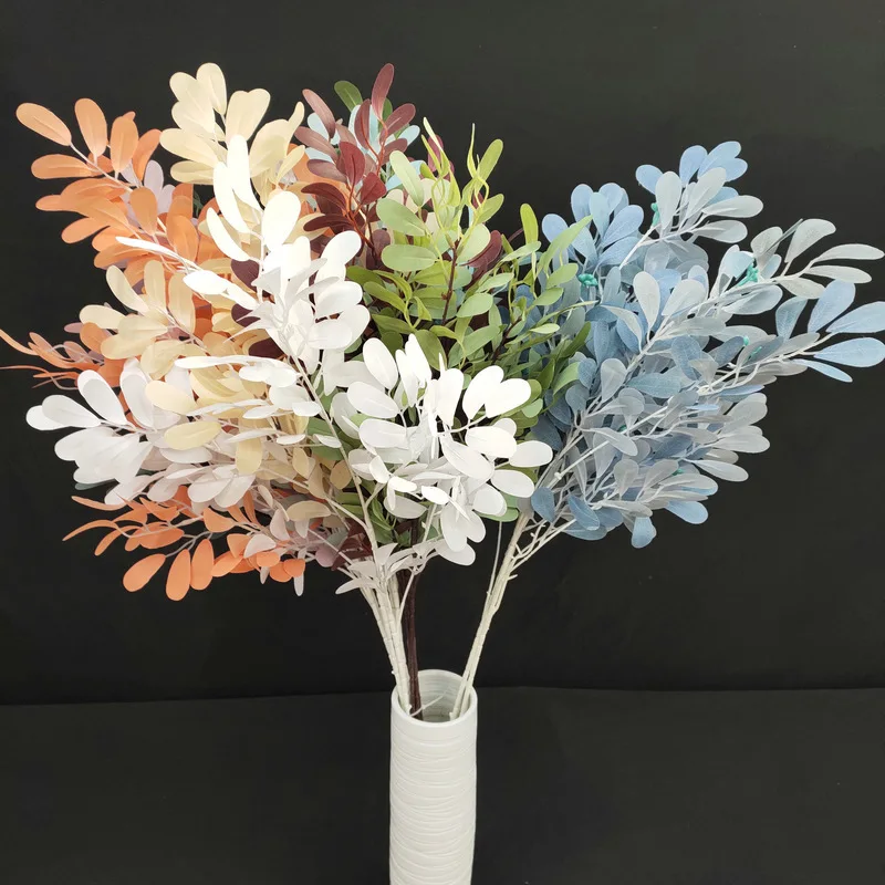 Long branches, peanuts, leaves and grass wall hanging wedding hall decoration path guide simulation plants