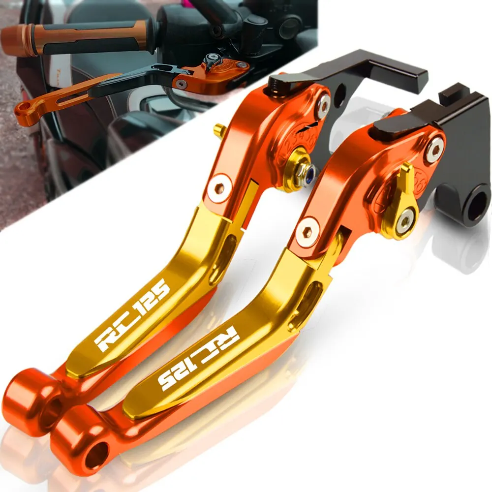 

For RC125 2011 2012 2013 2014 2015 2016 2017 2018 2019 2020 Motorcycle Adjustable Extendable Brake Clutch Levers Adapter RC125