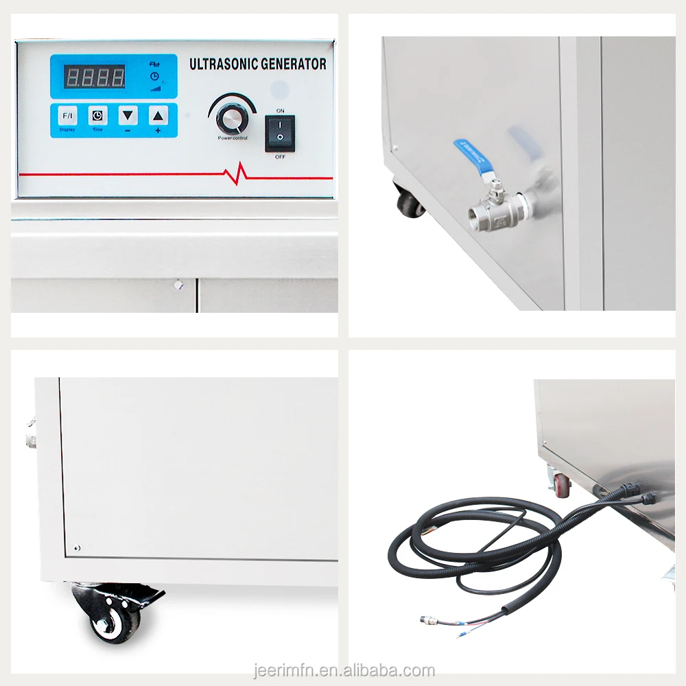 Industry 264L Digital Ultrasonic Cleaner Acid-base Resisting Oven Dip Dipping Tank DPF Mold Engine Block Parts Cleaning Machine