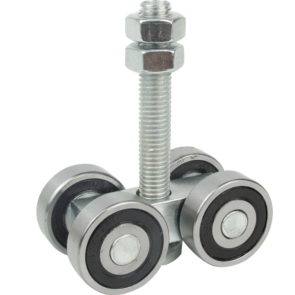 10PCS Heavy Duty Sliding Door Top Hanging Wheels Industrial Warehouse Door Track Hanging Pulley Bearing 400KG GF107