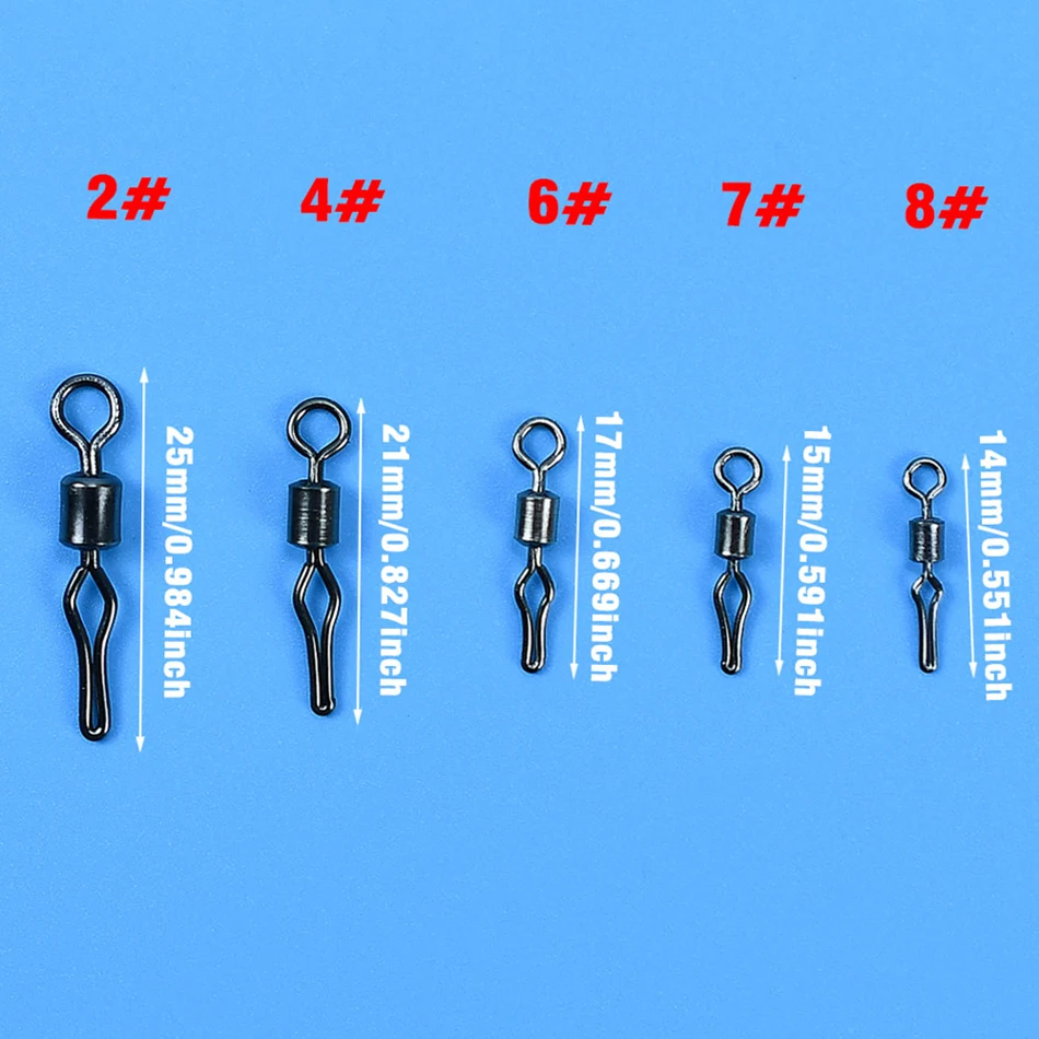 100Pcs Drop Shot Wirbel Rollen Wirbel Linie Clip Stecker Sinker Gewicht Form Angelschnur Schnelle Stecker Angeln Zubehör – Detail 3