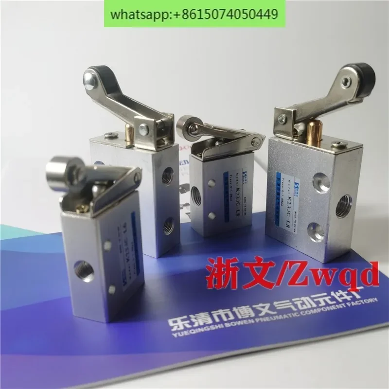 

K23JC3-L6 K23JC3-L8 Roller mechanical valve stroke pneumatic switch two-position tee