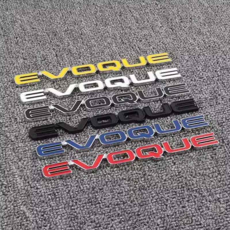 3d Metal Logo Evoque Emblem Letters Car Trunk Badge For Range Rover Sport L551 L538 F5 Evoque Sticker 2013 2014 2016 Accessories