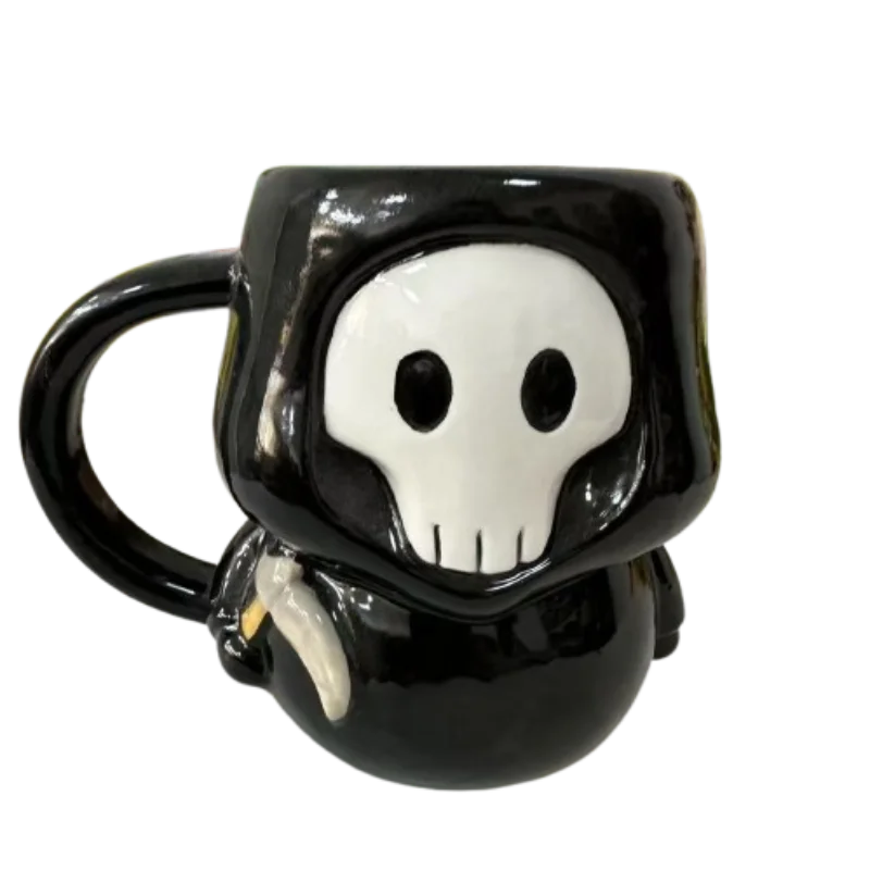 

Skull scythe Ceramics Mugs Coffee Mug Milk Tea Office Cups Drinkware the Best birthday Gift