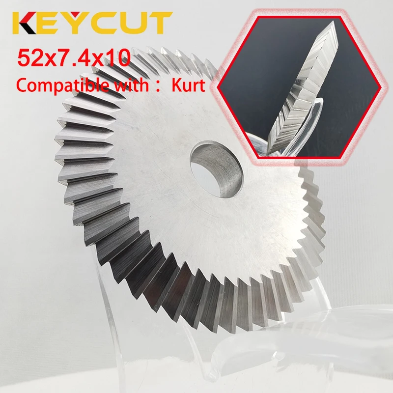 Kurt 52mm Cutter 52x7.4x10 Fits Kurt Key Cutting Machine Aftermarket Locksmith Tools