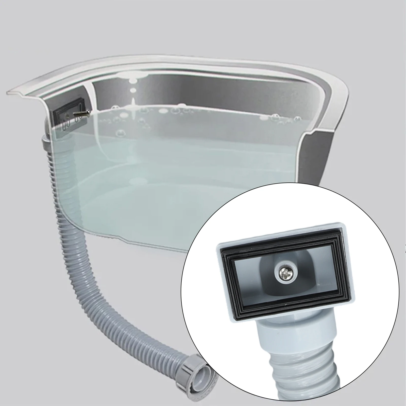 DIY Installation Overflow Pipe Water Overflow Prevention G1-1 2 Size Long-lasting Performance Leak-proof Design Versatile Use