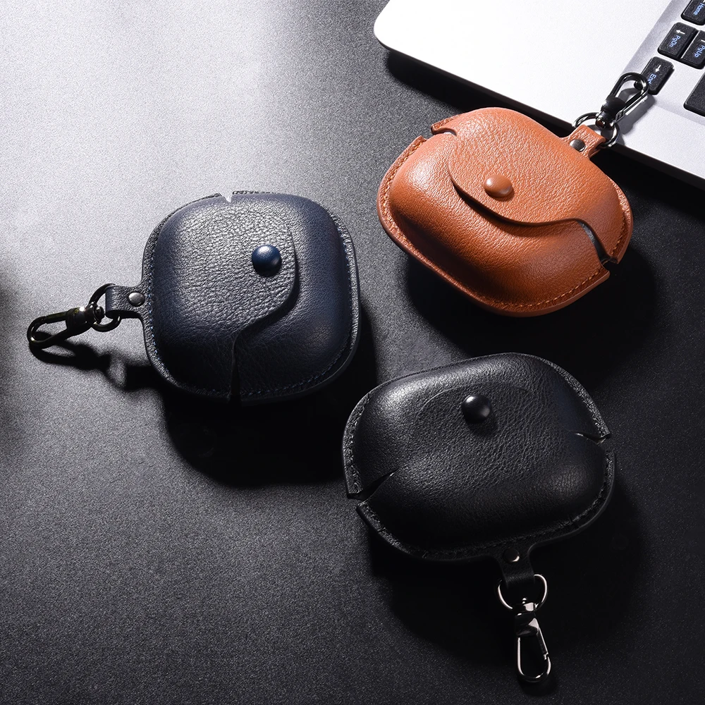 Leather Case for Beats Powerbeats Pro 2 Wireless Earphone Cover Headset Shell Headphone Cover PU Leather Covers for With Hook