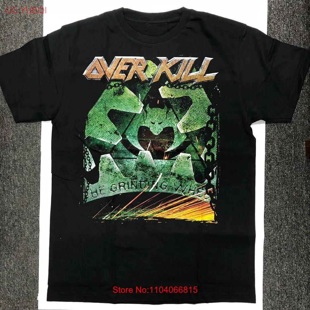 Overkill Mean Green Killing Machine Cotton Black Men S-234XL T-Shirt