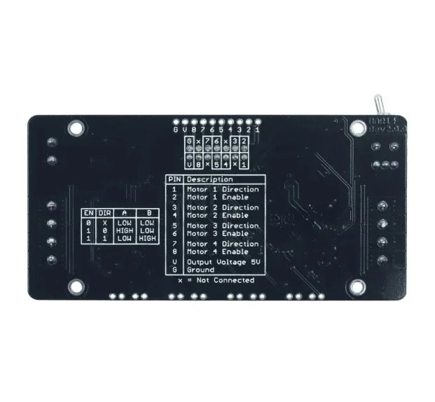 FD04A 1.5Amp 7V-15V DC Motor Driver (4 Channels) Development Tools Modules