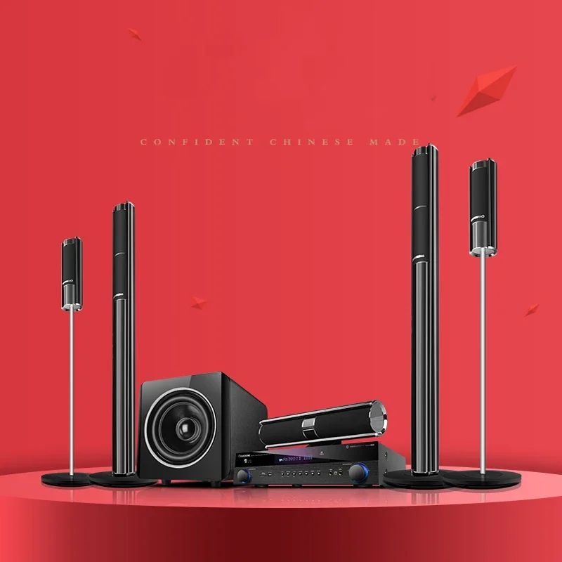 

5.1 Home Theater System Audio Set Home Living Room TV Surround Combination Speaker Sound Blueteeth Amplifier Subwoofer Player