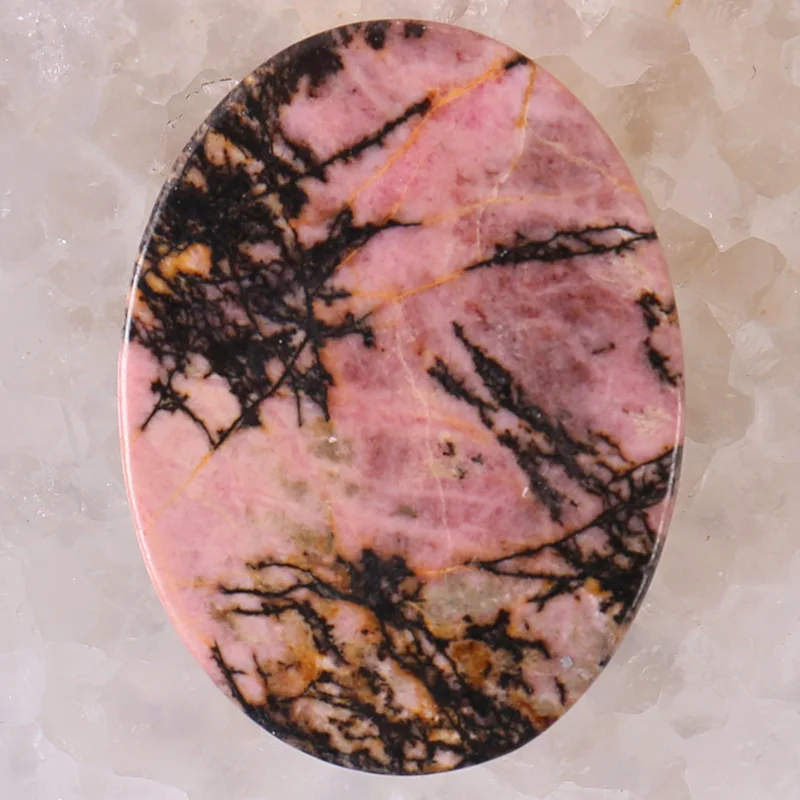 40x30MM Natural Rhodonite Stone Oval Cabochon CAB GEM Jewelry Making H082