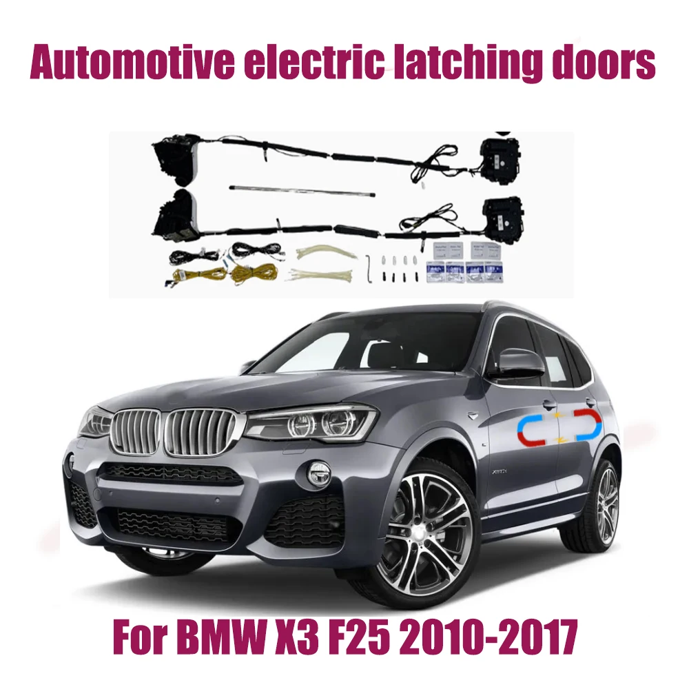 For BMW X3 IX3 F25/G01/G08 2010-2024 Car Close Doors Super Silence Automatic Suction Door Power-assisted Closing  Automatic Door