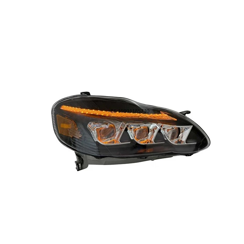 

3 projector LED headlight assembly for USA 2003-2008 headlights with daytime running lights DRL