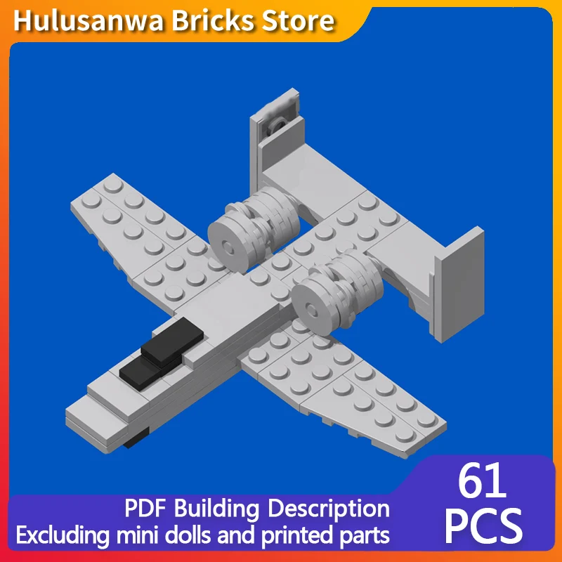 

A-10C Support Attack Aircraft Model MOC Building Bricks War Equipment Modular Technology Gift Holiday Assemble Children Toy Suit