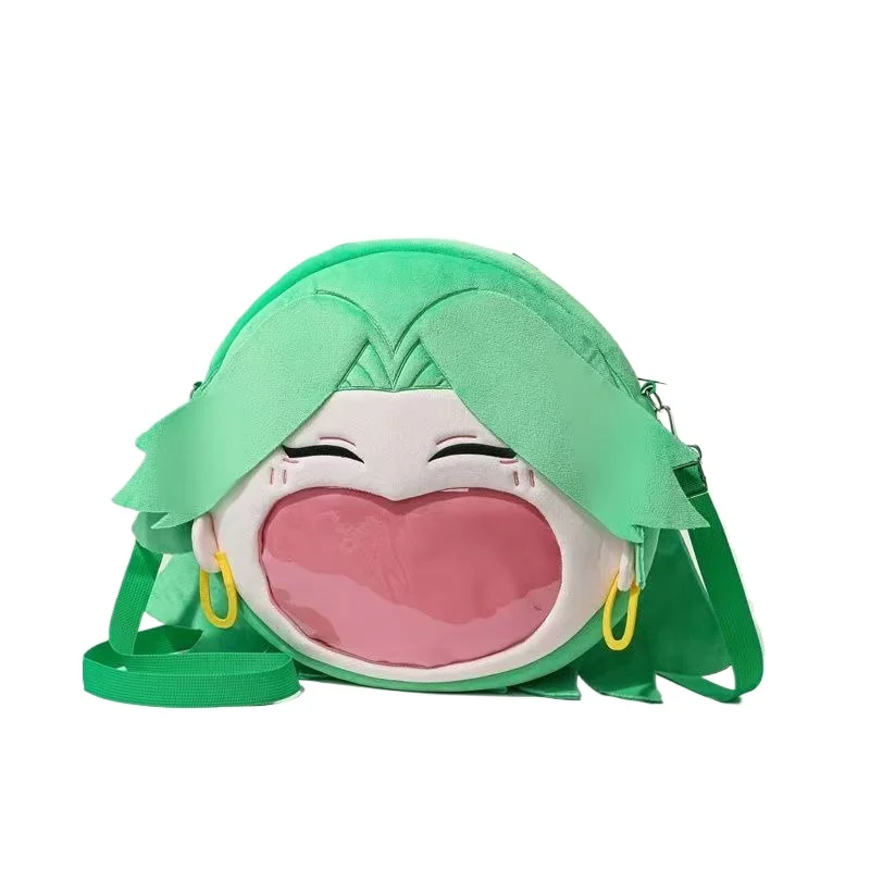 One Piece Zoro Kawaii Figur Großer Kapazität Big Mouth Ita Rucksack – Puppen- und Abzeichen-Aufbewahrungsrucksack-Geschenke