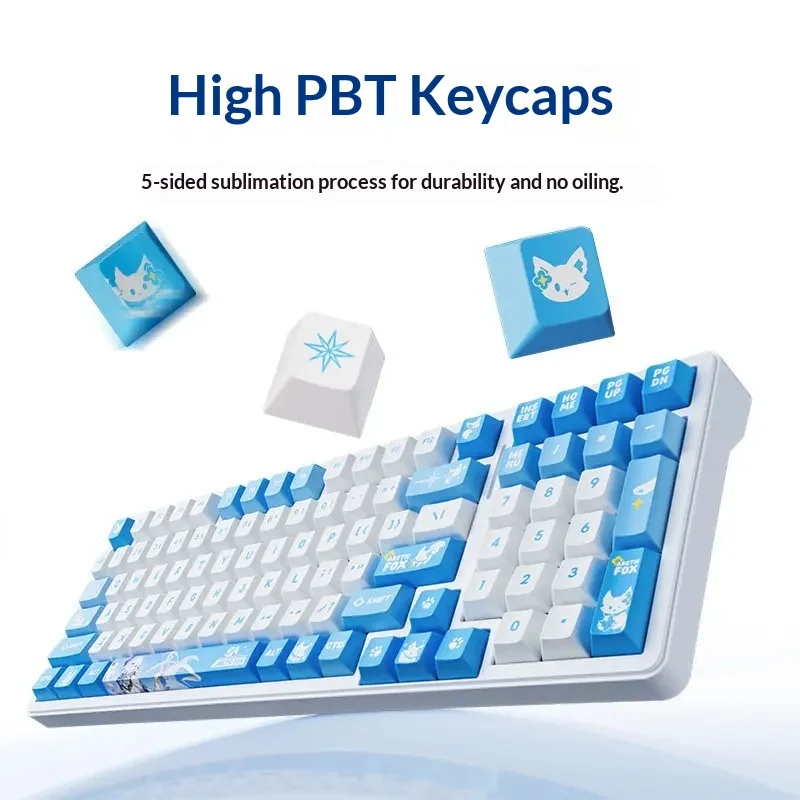 

Atk A98 pro Wireless Bluetooth Mechanical Keyboard for Gaming And Esports Customizable Computer Office Use