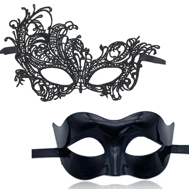 Maschera di pizzo regina nera Applicazioni ricamate Costume da festa Maschera di carnevale Accessori donna Maschera da sposa Maschera di travestimento di Halloween