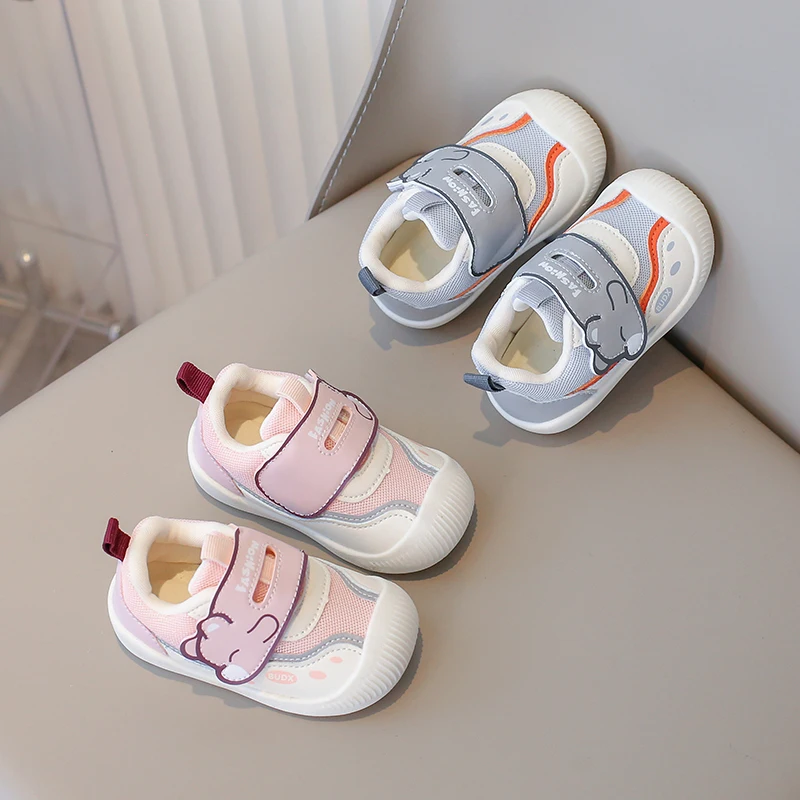 طفل أطفال أحذية رياضية أصابع توج تنفس الطفل حذاء كاجوال لينة أسفل 2025 الخريف جديد بنين بنات أحذية مشي عدم الانزلاق #1