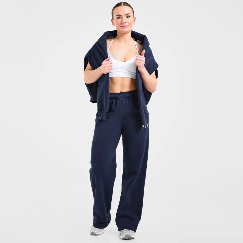 Oversized Straight Wide Leg Joggers High Waist Shaping Baggy Sweatpants Gym Jogging Training Yoga Sports Pants Women Bottoms