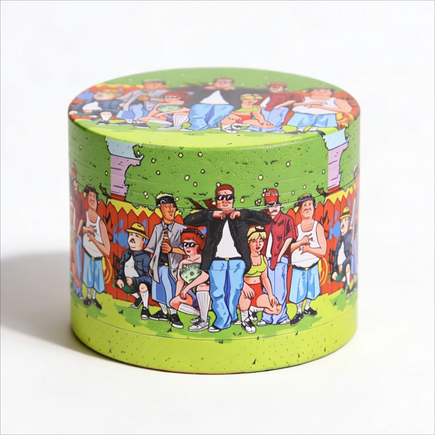 2inch/50mm 90s Retro Hipsters Metal Herb Grinder