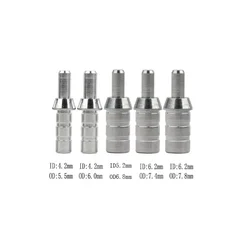 50pcs Archery Aluminium Nock Pin Arrow Nock Pins Adapter for Arrow Shaft ID 4.2/5.2/6.2mm Bow Arrows Shooting Accessories