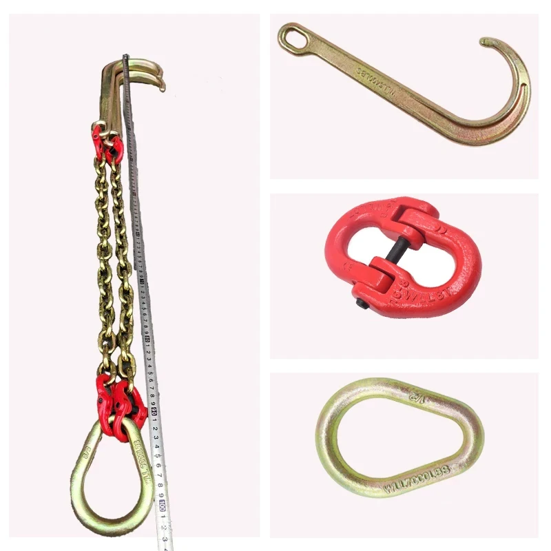 4t-5t-trailer-towing-chain-j-hook-flatbed-truck-transport-car-haul-double-chain-trailer-hook-tow-truck-parts