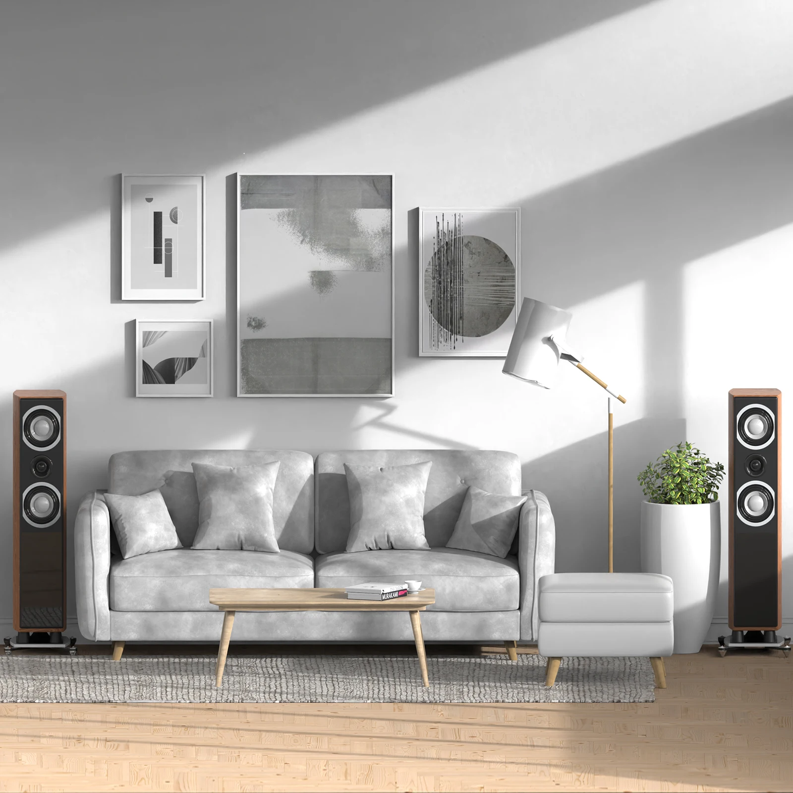 Stoßdämpfer Subwofer Stoßfest Spike Preffair 4PCS SP1500S Lautsprecher Spike Halterung Boden Lautsprecher Füße Kombiniert Typ