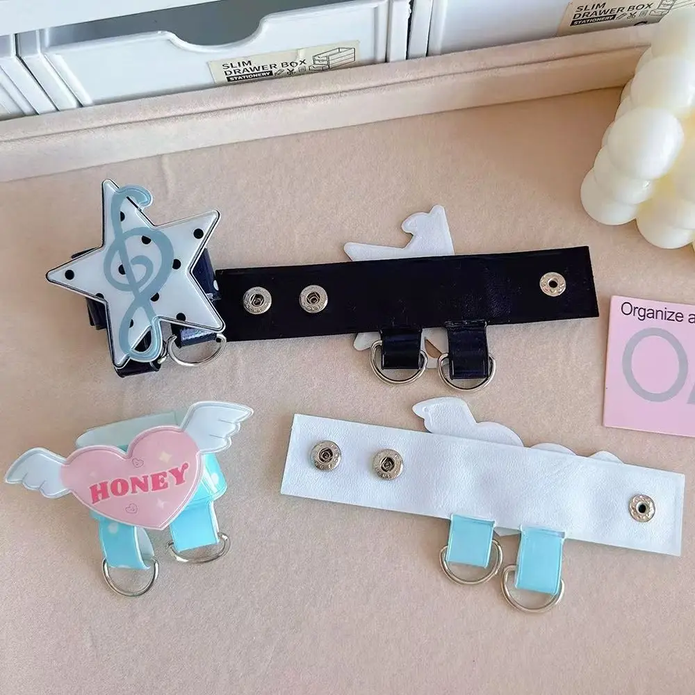 High Quality PVC Bag Extender Clip Polka Dot with Double D-Rings Bag Strap Hanger Bag Charm Holder Itabag Accessory