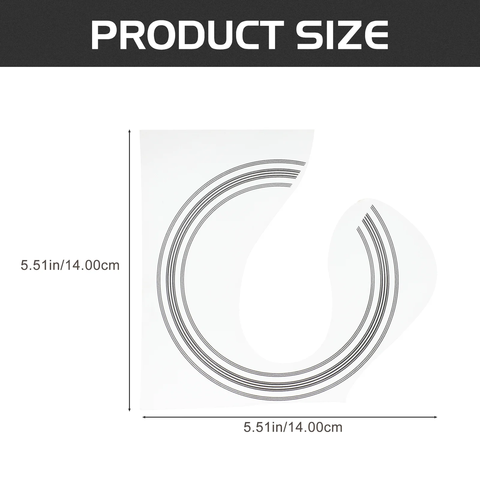 8 قطعة ثقب صوت الجيتار روزيت ملصق للجيتار الصوتي الكلاسيكي بولي كلوريد الفينيل البطانة ملصق مقاوم للماء أداة متينة سهلة التركيب