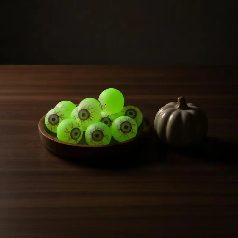 10 Stück im Dunkeln leuchtende Halloween-Leucht-Augäpfel für Spukhäuser, Heimbars und Horror-Dekorationen – Detail 16