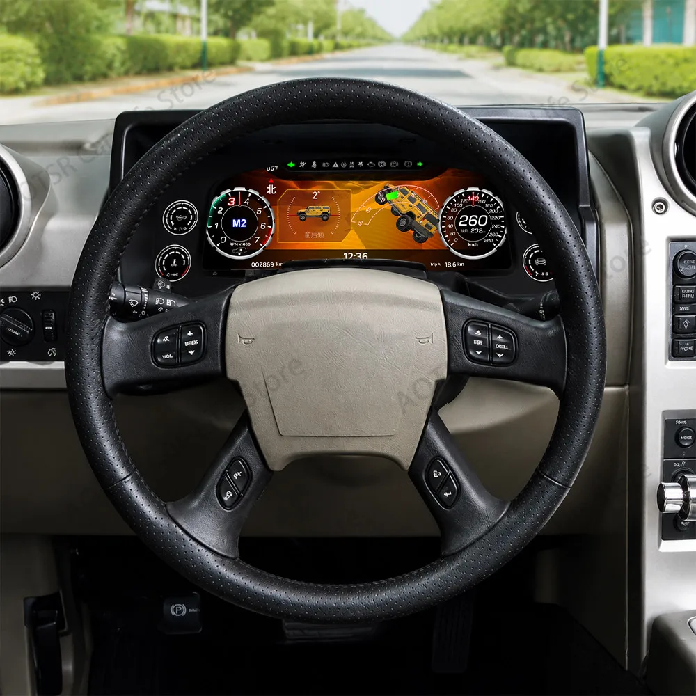 Smart Car Upgrade Kit For Hummer H2 2002~2007 Car Radio+ Digital Cluster Instrument Panel Cockpit Multifunctional Speedometer