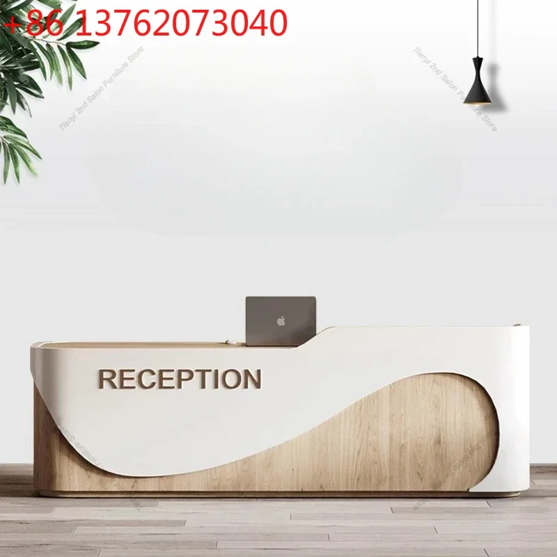 

Современные стойки ресепшн в скандинавском стиле, роскошная оригинальная мебель для салонов красоты и магазинов, стойки-ресепшн (Моштардо)