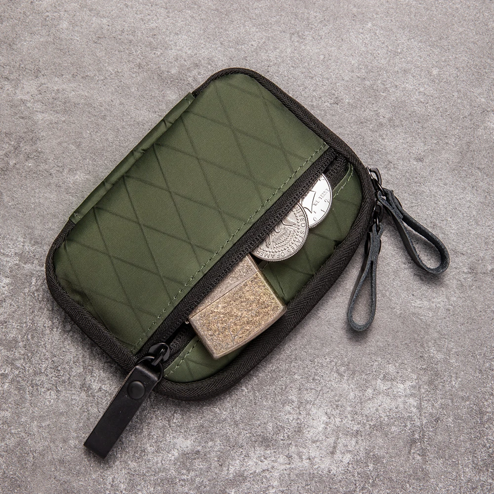 حقيبة محفظة صغيرة EDC منظم جيب EDC مع حزام، حقيبة تنظيم EDC لمفتاح النقود المعدني متعدد الأدوات