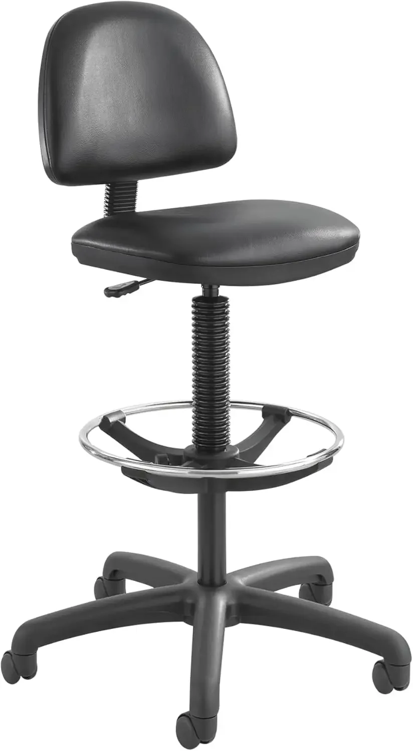 Products Precision Vinyl Extended-Height Chair 3406BV, Height Adjustable, Durable Vinyl, Thick Padded Seat