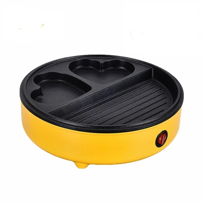 Frying egg artifact non-stick home dormitory breakfast machine flat-bottomed frying pan pancake steak barbecue pancake pot