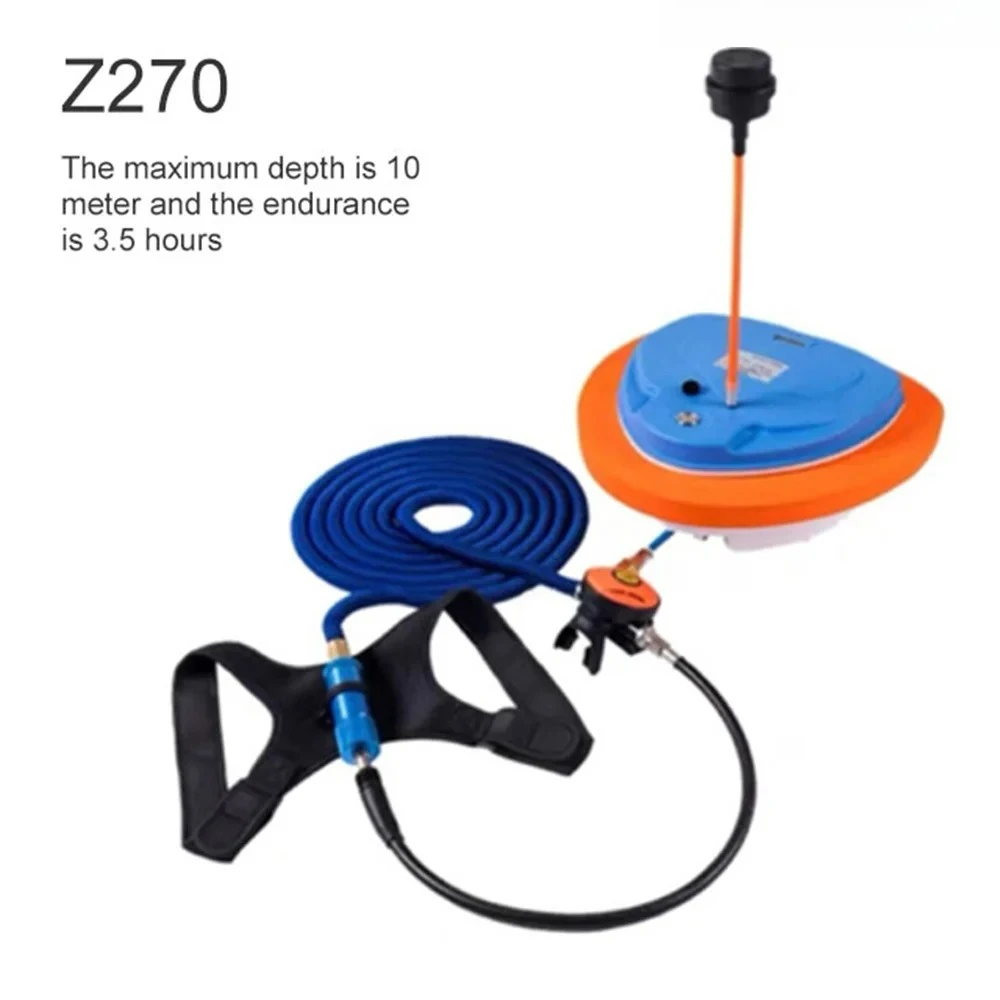 Waterproof Portable Rechargeable Underwater 10M 3.5-5H Diving Scuba Snorkel Equipment Diving Mobile Ventilator Tankless