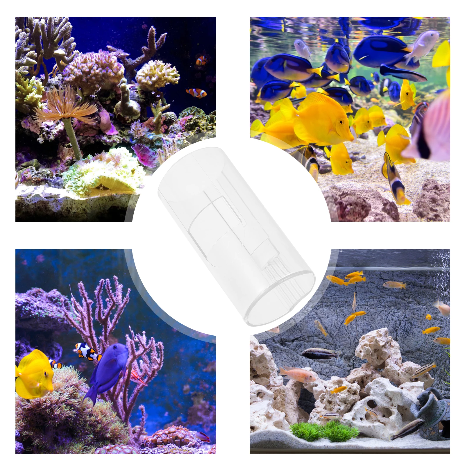 

2Pcs Acrylic Mist Maker Accessories Small Aqua Fish Aquarium Fog Tool Water Quality Tester Garden Supplies
