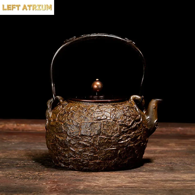 Iron Kettle Uncoated Cast Iron Teapot Japanese Kung Fu Tea Set Tea Infuser