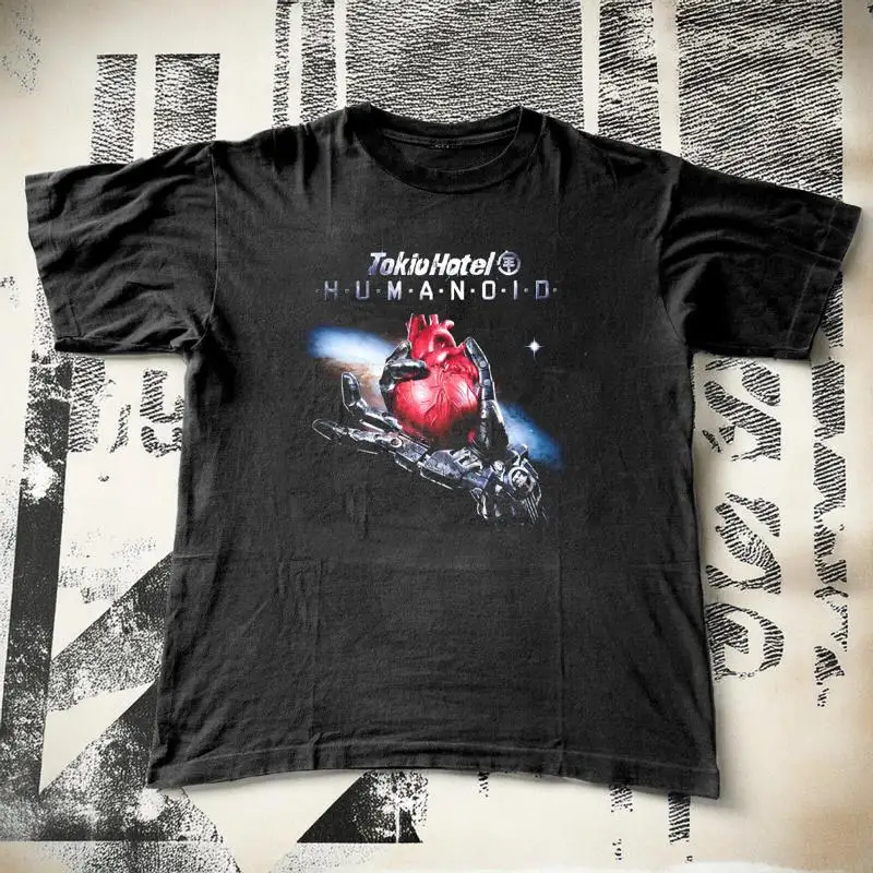 Tokio Hotel Humanoid Album Cover Black Cotton Shirt size S-5XL H439