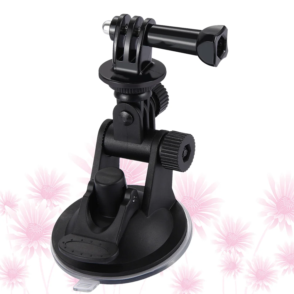 1pc Action Camera Car Suction Cup Bracket Auto Sucker Stand Holder Sports Camera Support Compatible for GoPro Action