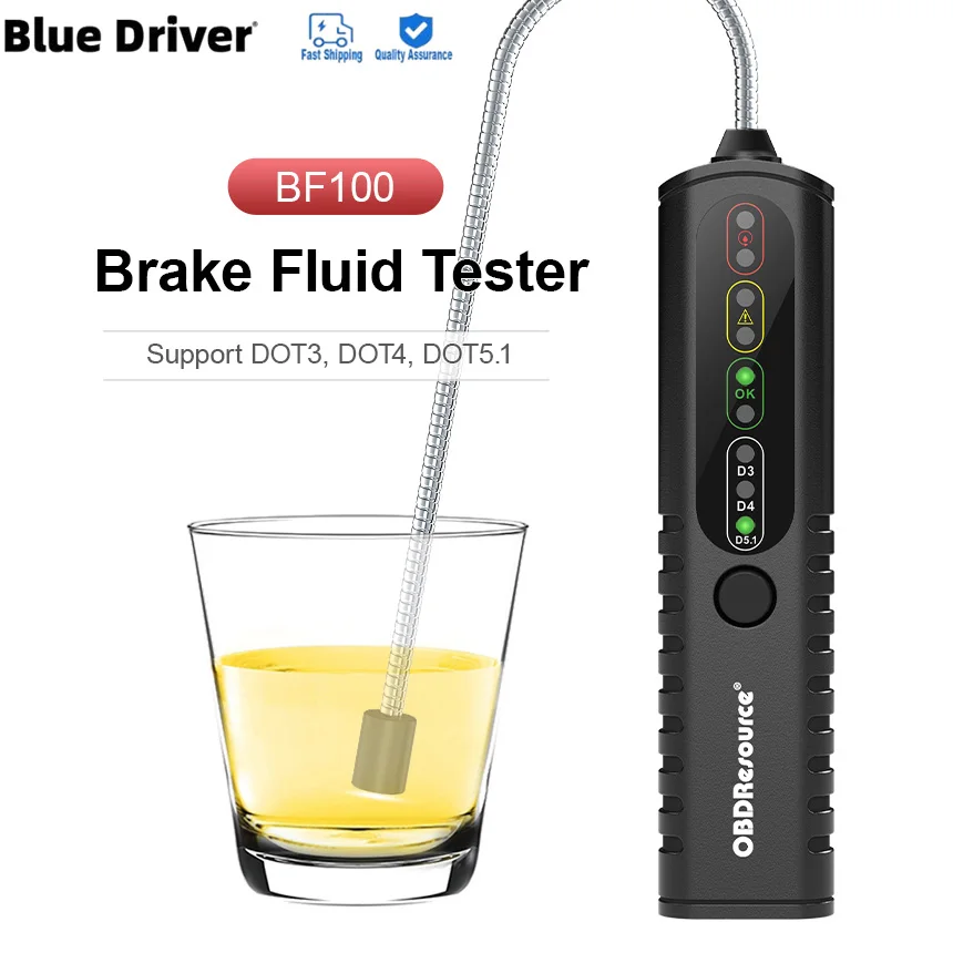 BF100 السيارات سائل الفرامل تستر الرقمية سيارة الفرامل النفط اختبار أداة ل DOT3/DOT4/DOT5.1 السيارات النفط جودة اقلام الفحص مؤشر LED #1