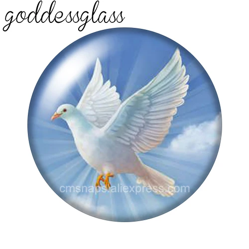 ใหม่ Peace On Earth Dove Of Peace 10Pcs ผสม12Mm/18Mm/20Mm/25มม.Photo Cabochon Demo แบนผลการค้นหา