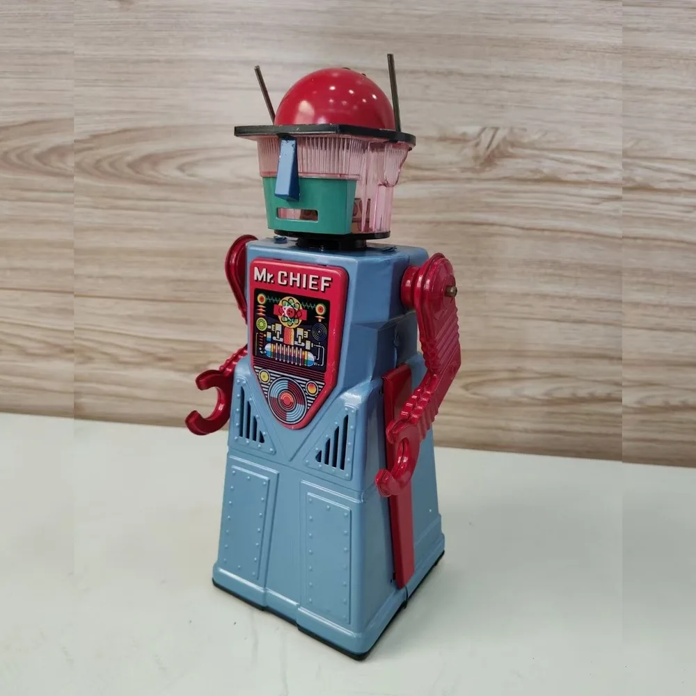 

TR2054 Electric Puff Skirt Robot Post-80s Tin Retro Nostalgic Collection Toy Holiday Creative Gift