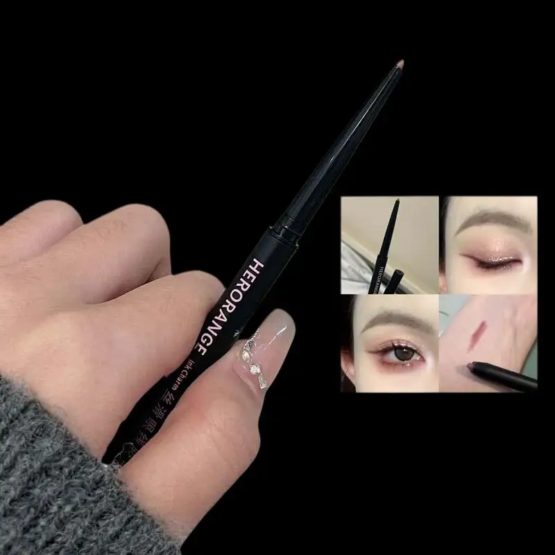 HERORANGE Matita gel per eyeliner Penna per eyeliner opaca ultrafine impermeabile a lunga durata Cosmetici per il trucco degli occhi facili da indossare