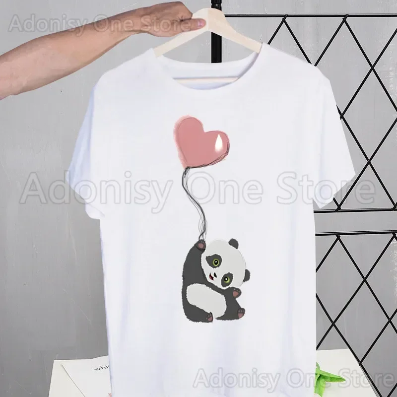 

Мужская футболка с милым принтом панды, забавная графическая футболка унисекс, аниме, мультяшный дизайн, мужская футболка Homme, летние топы с коротким рукавом, винтажная