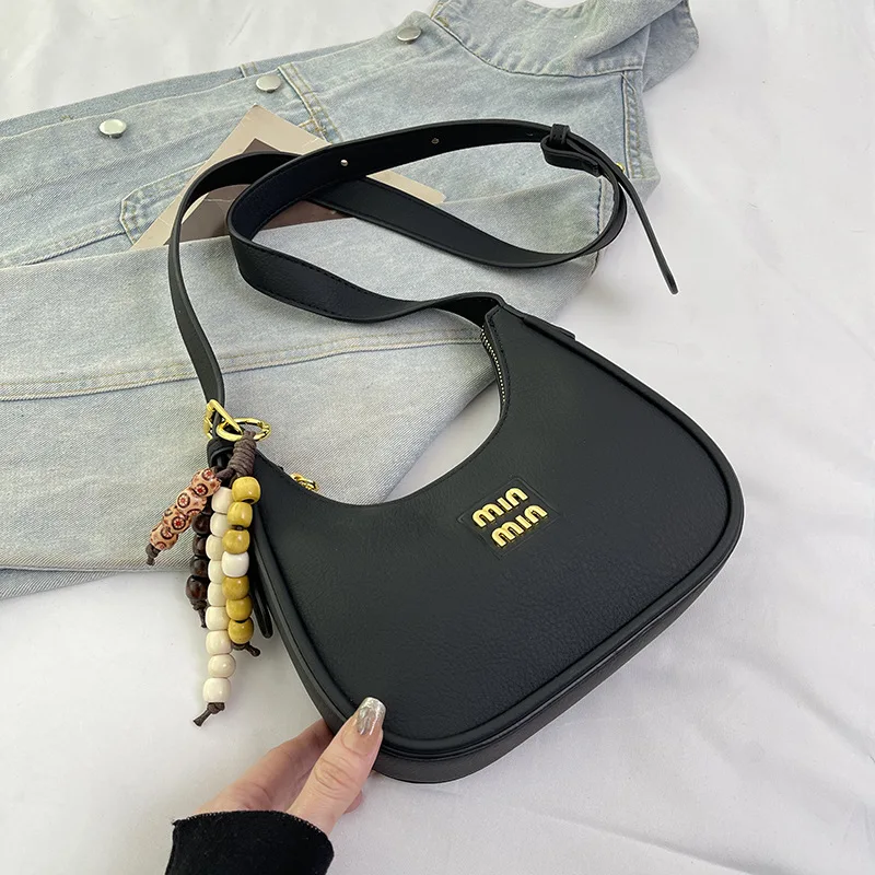 

2025 Women's Luxury Underarm Bag, Genuine Leather Crossbody Purse for Work, Large Capacity Shoulder Bag Hand Bags