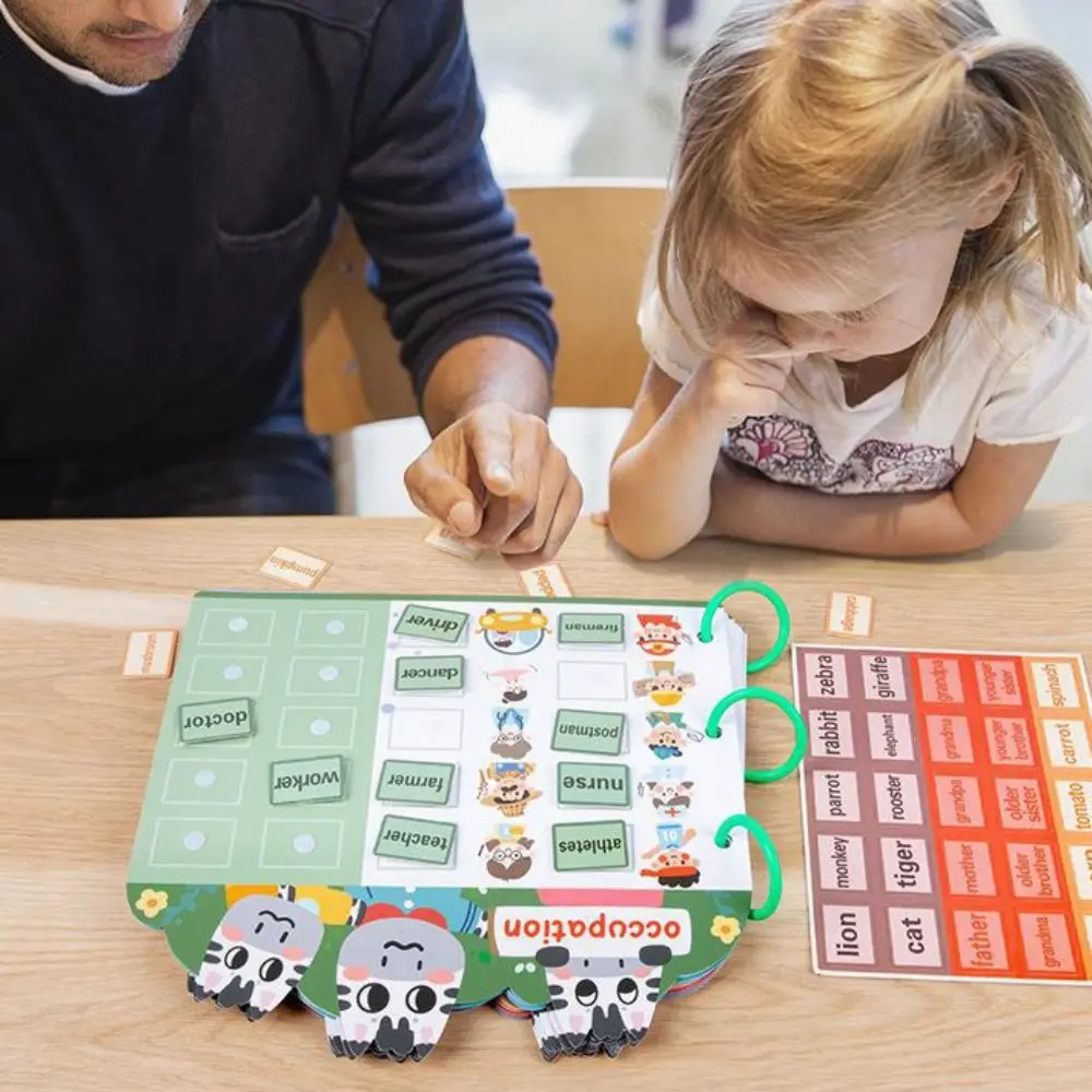 Colagem repetida montessori silencioso ocupado livro classificação de cores papel diy colar material kit educação cognição diy